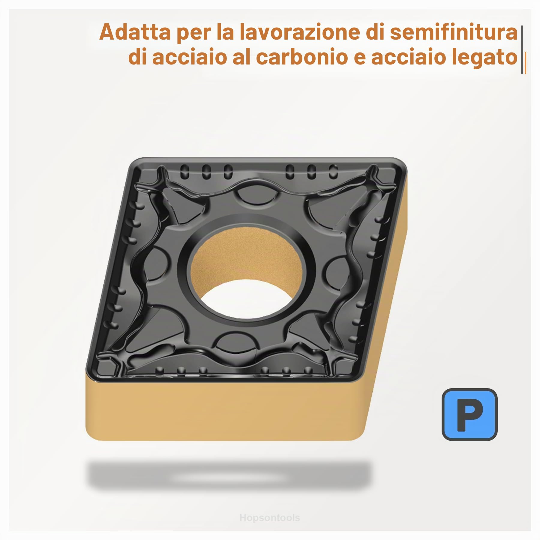 CNMG120408 CNMG432 Inserti in Carburo di Tungsteno per Tornitura CNC, Inserti Indicizzabili per Acciaio e Ghisa, Utensili Professionali, 10 Pezzi