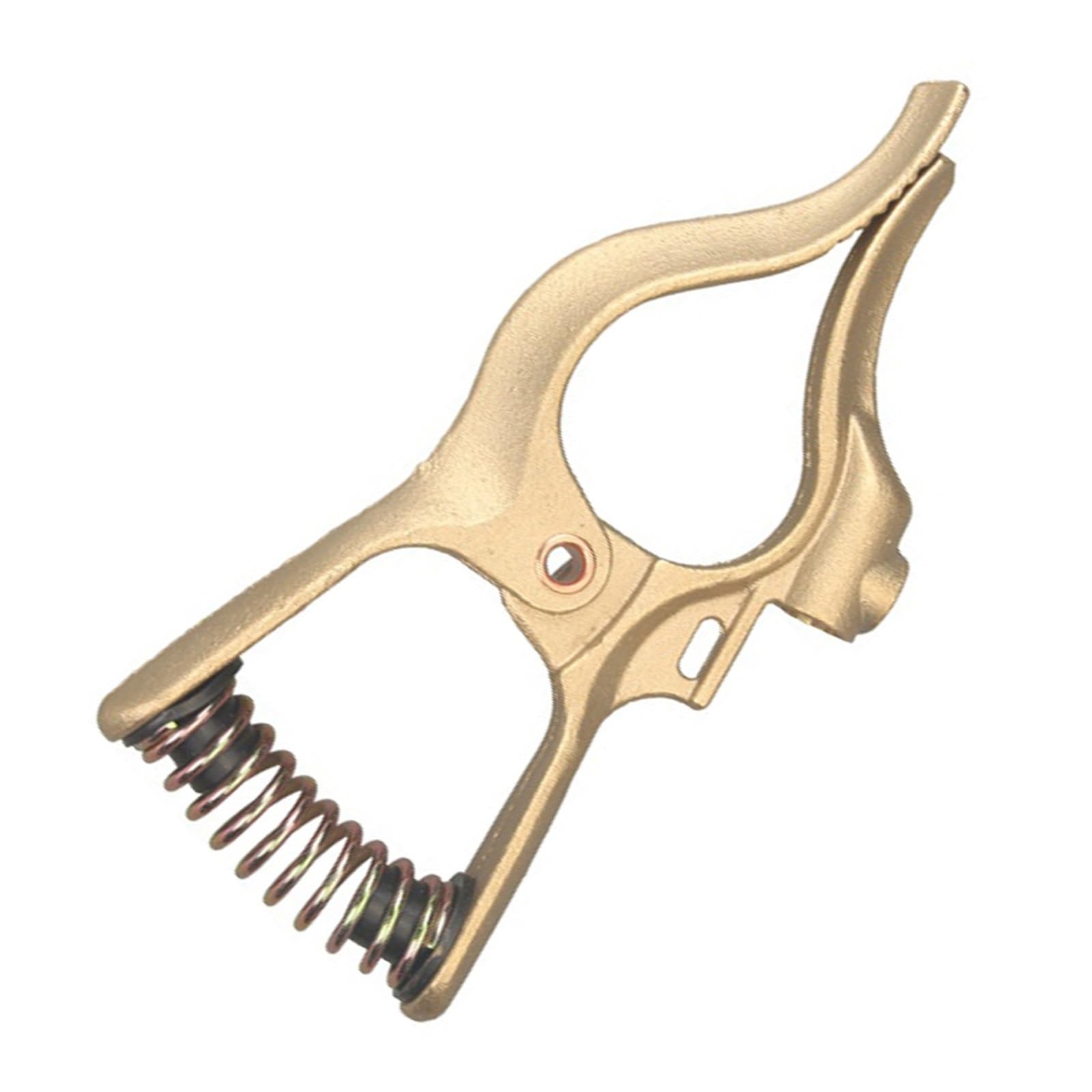 Pinza massa per saldatrice Morsetto di messa a terra for saldatura, clip con impugnatura in ottone 300A