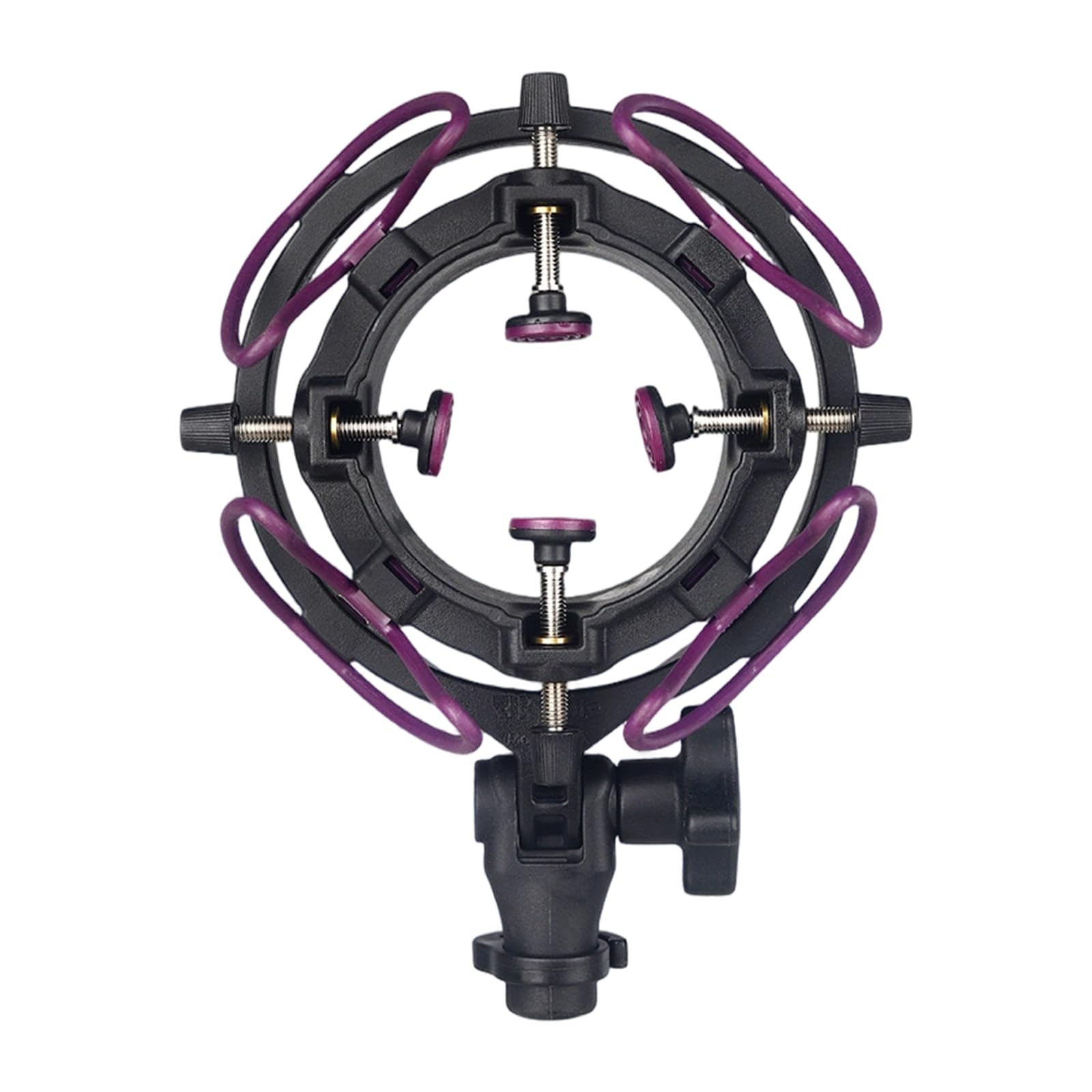 Supporto antiurto per microfoni da 0,7-2,4 pollici, design antivibrazione, angoli regolabili a 180°, per microfono 2035 103 U87 / PCK200 compatibile con shock mount