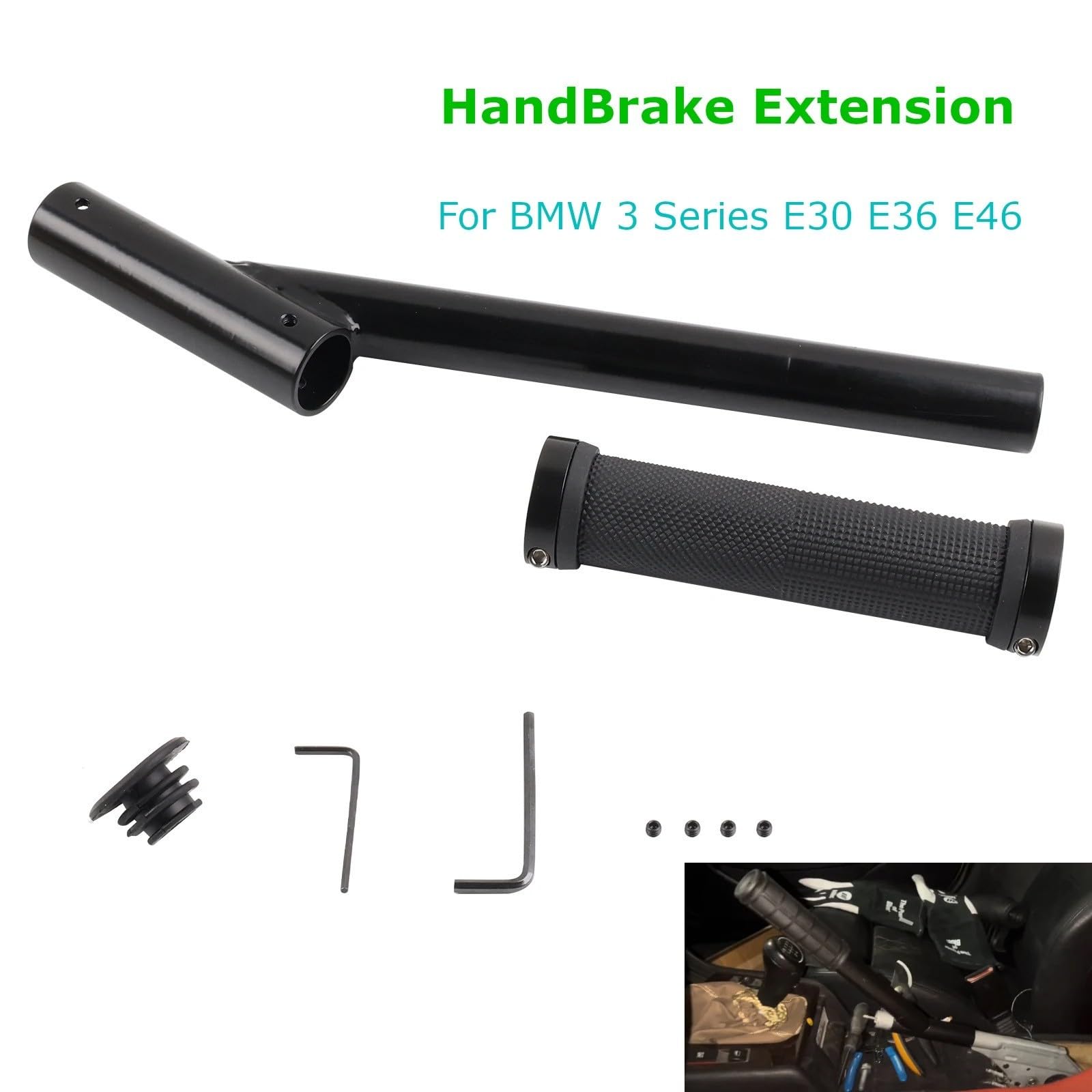 Kit de extensión de freno de mano de diámetro interior de 21 mm diseñado para BMW para E30 E36 E46 Z4 para mejorar la facilidad de enganche del freno de mano