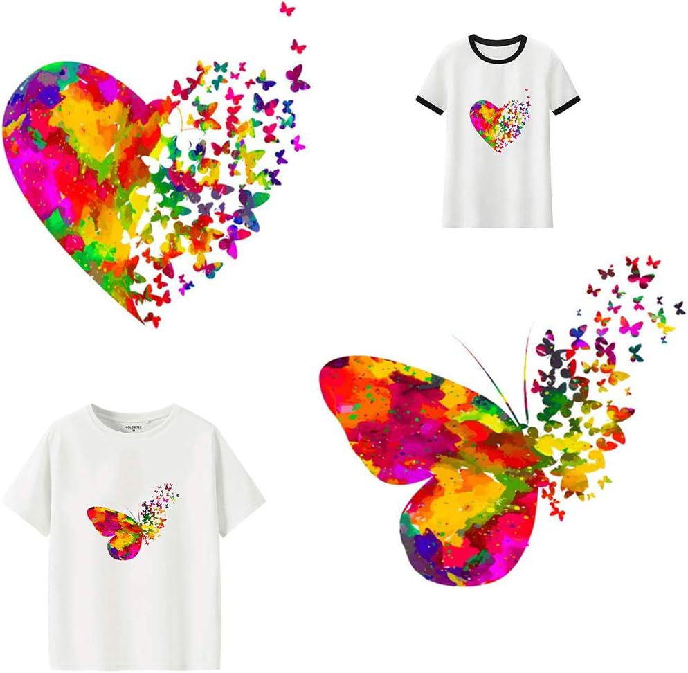 butterfly iron on transfers