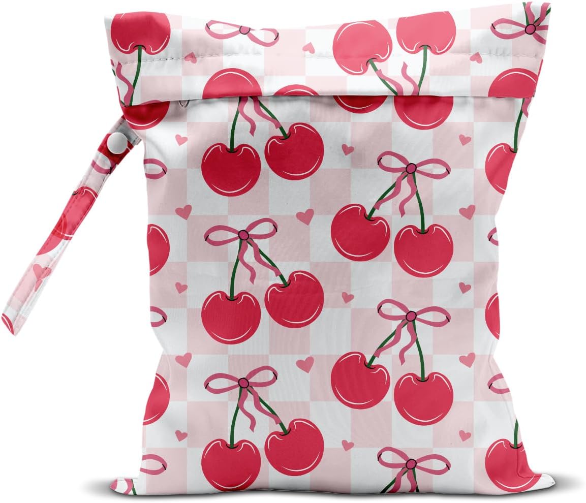Wet Dry Wet Bag for Swimsuit Towel Baby Travel Cloth Diapers Beach Gym Toiletries Makeup Storage Bag Summer Vacation Essential Holiday Summer Vibes Beach Ocean