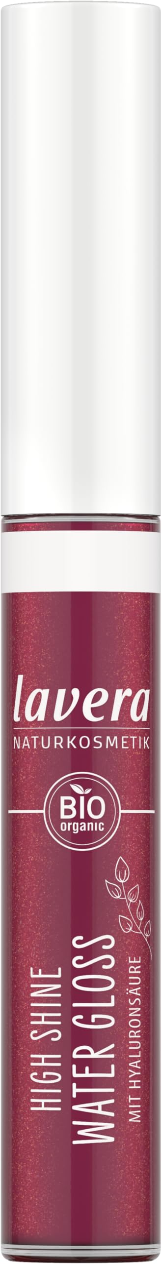 lavera High Shine Water Gloss -Raspberry 03, intense colour & shine, feather-light texture, up to 6h hold, vegan