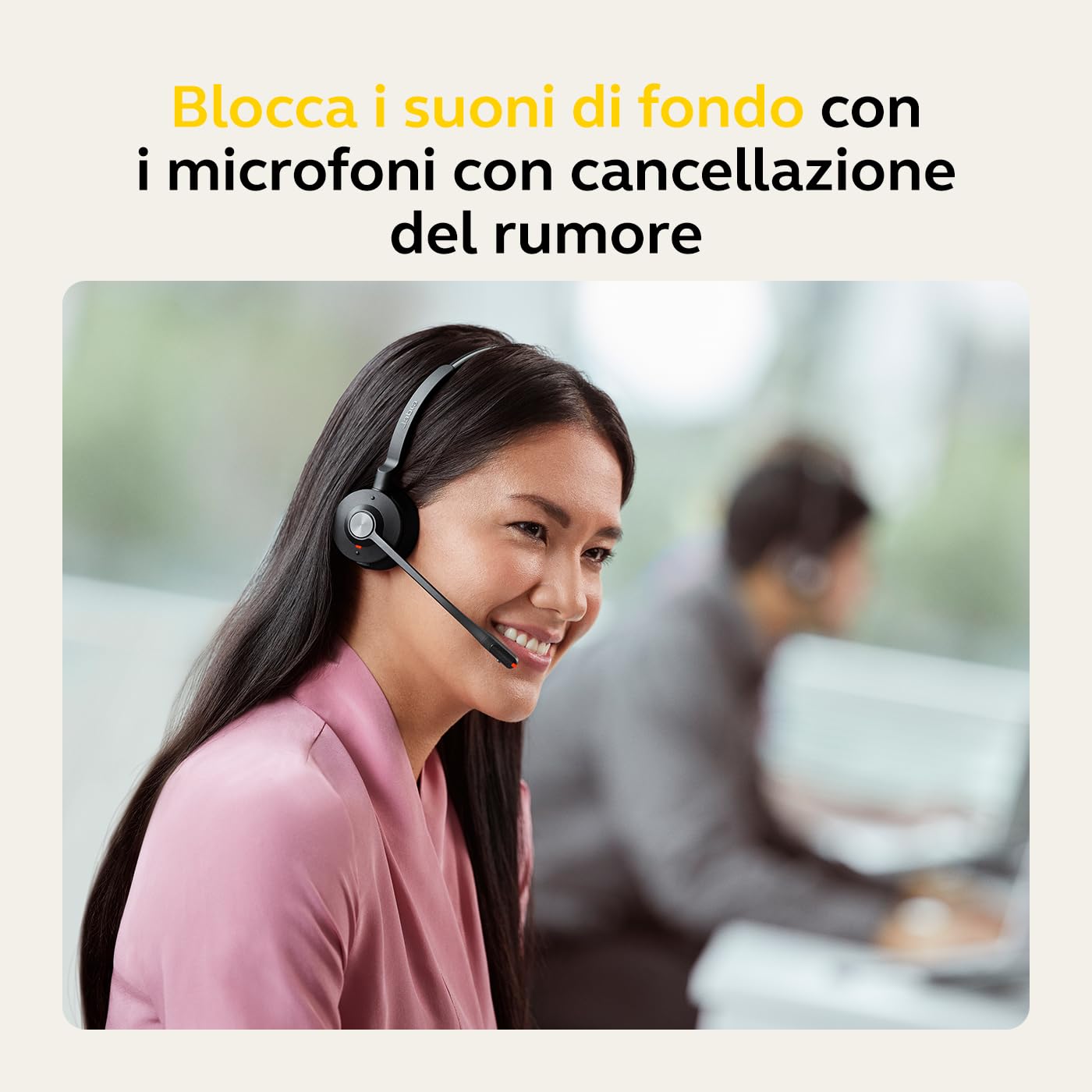Jabra Engage 55 Cuffie Wireless Mono con Adattatore DECT, Senza supporto, Ottimizzato per Microsoft Teams, Mono, USB-A