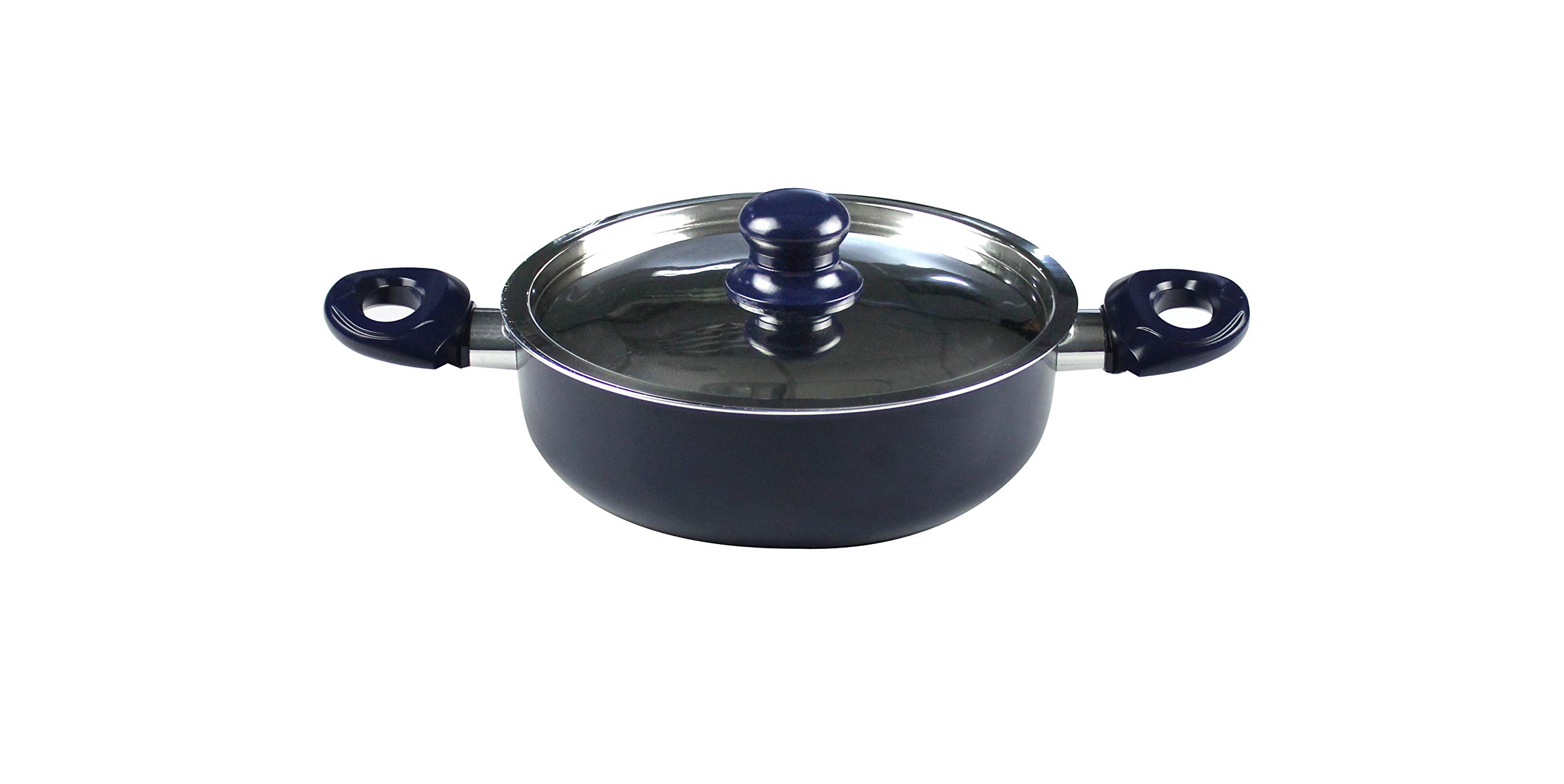 Gimex - Ensemble batterie de cuisine - Induction - 8 Pièces - Bleu