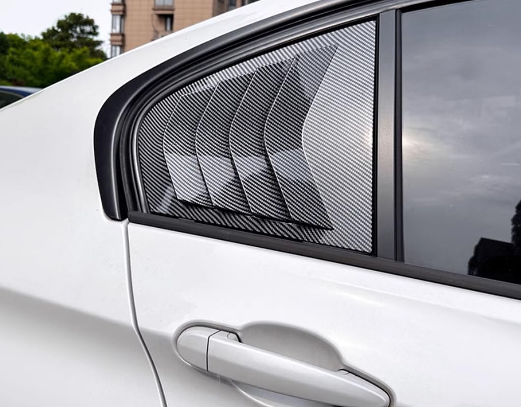 New Protective Rear Window Covers Compatible with BMW 3 Series F30 Sedan 2012-2019 316i 318i 320i 328i 330i 335i 340i (Carbon Look)