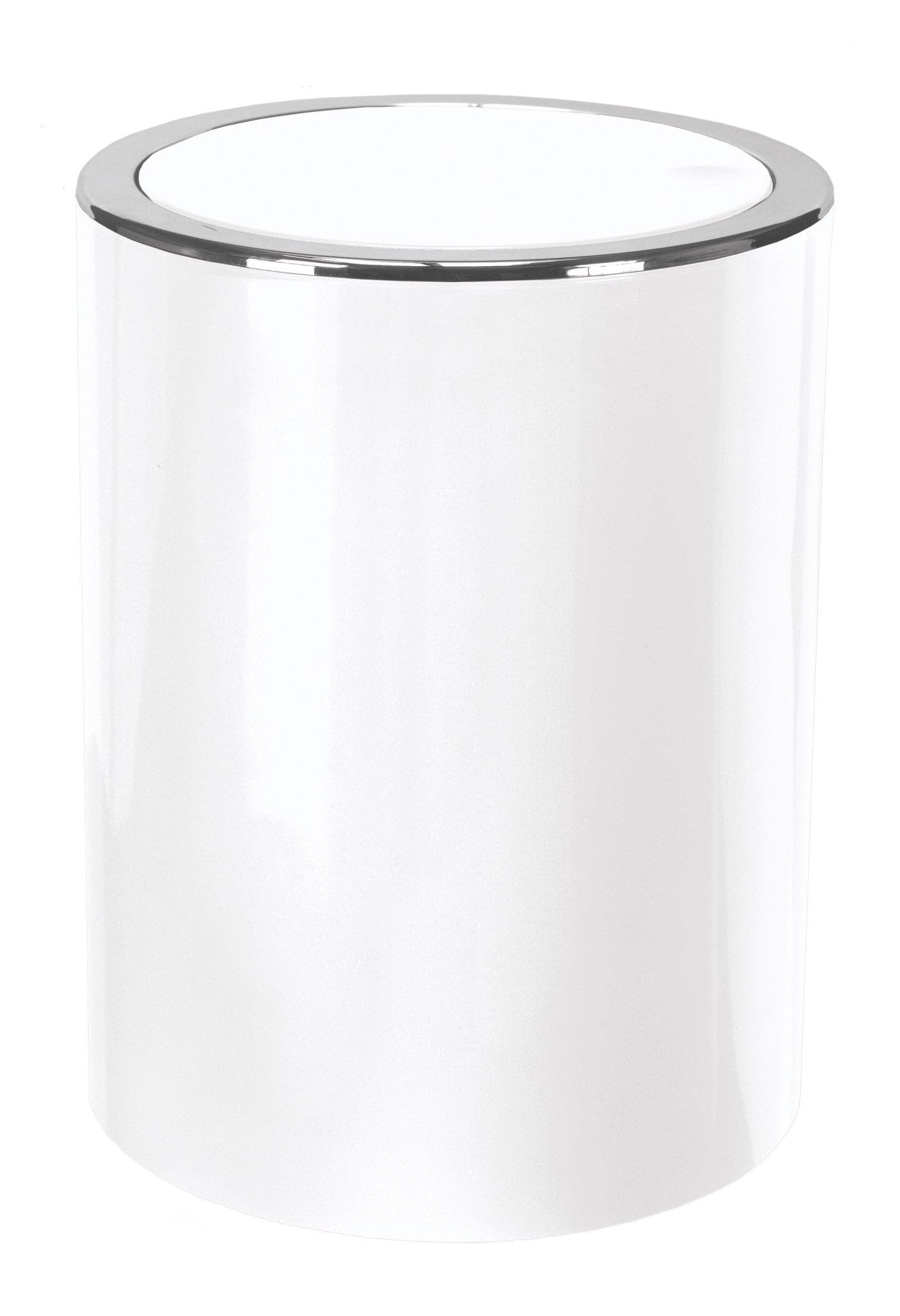 Kleine Wolke Kosmetikeimer Clap Mini, ABS, Schneeweiß, 1,5 L