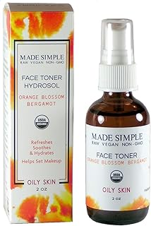 Tónico facial de bergamota de flor de naranja...