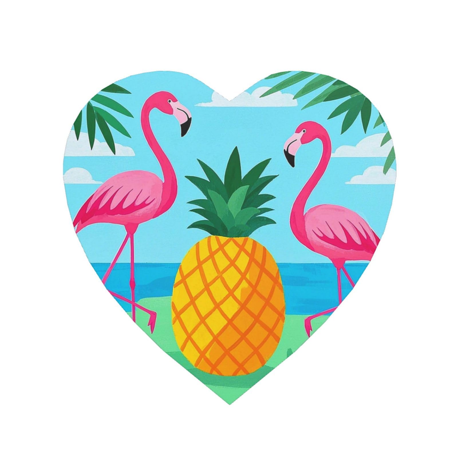 Fridge Magnets Waterproof Personalized Magnets for Fridge Flamingos and Pineapples Refrigerator Magnets Home Decoration Magnetic Sticker for Locker Accessories Whiteboard Kitchen Office Decor