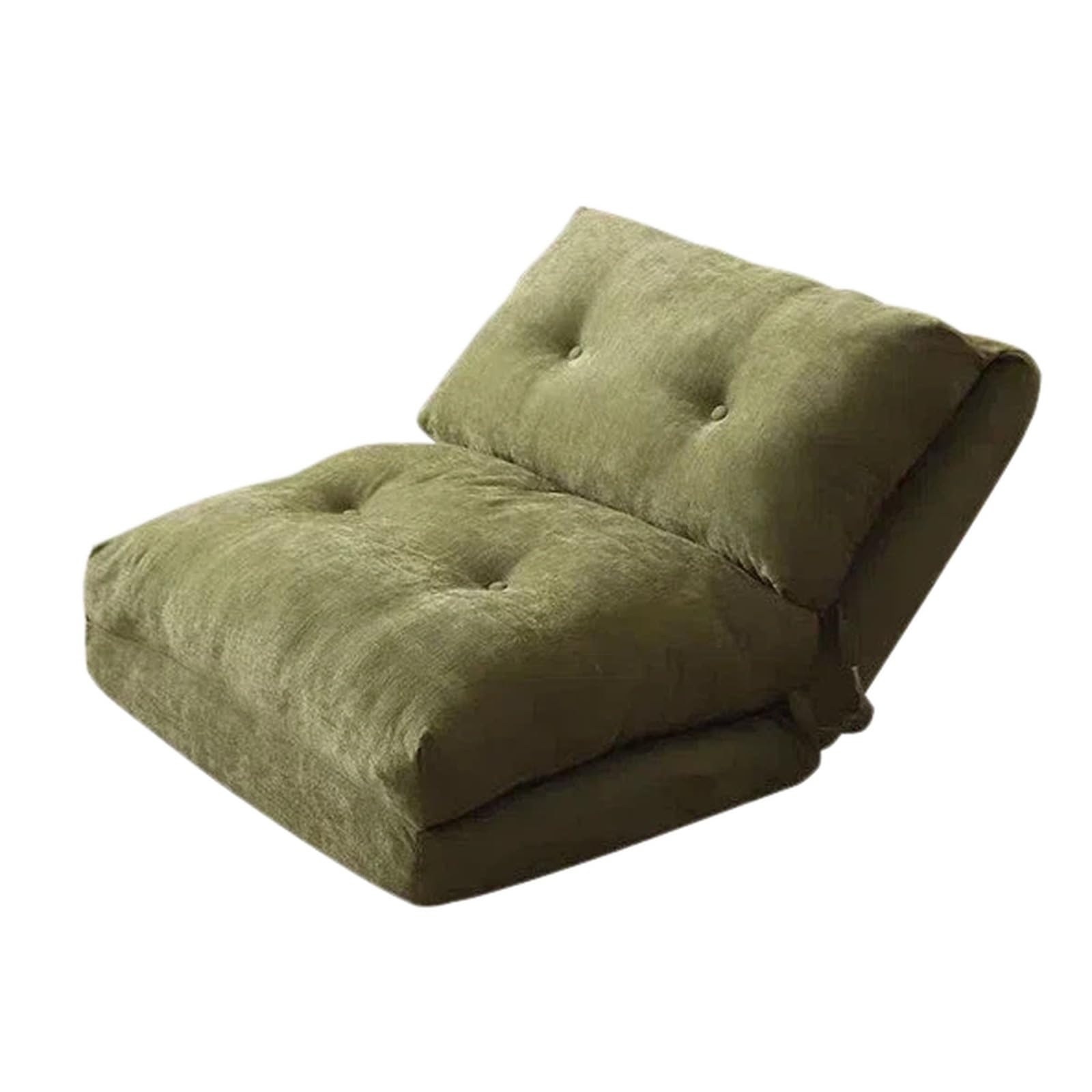 Pokój dzienny Składana dmuchana sofa Pojedyncze siedzisko podłogowe Tatami Domowe krzesło wypoczynkowe do sypialni i balkonu Sofa(Green)