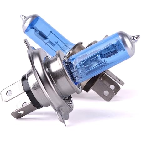 Amazon Co Jp Rosenice H4 Dc 12v 100w 車用ハロゲンバルブ ヘッドライト ヘッドランプ 2個入り ホワイト 車 バイク