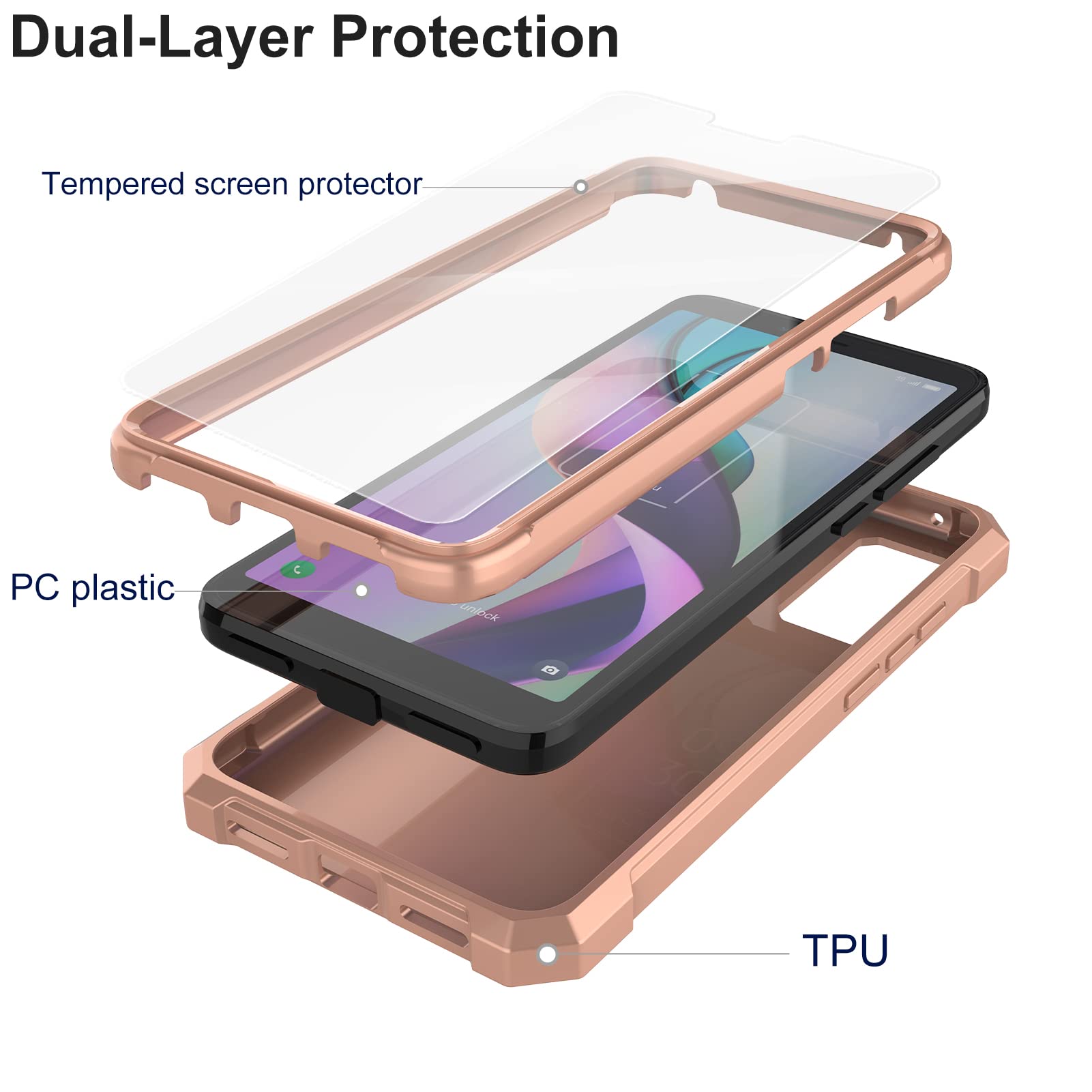 Coque Ultra-mince En TPU Pour TCL ION X T430W – Transparente, Légère Et Antichoc