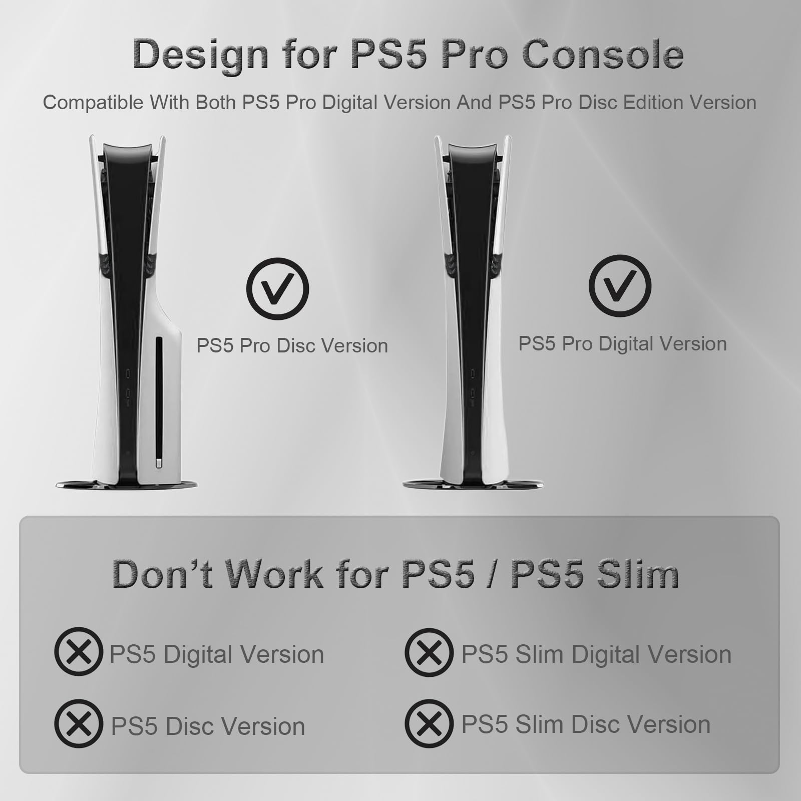 Cubierta antipolvo horizontal para consola PS5 Pro, tela Oxford, antiarañazos, impermeable, con puerto de cable trasero para consola Sony Playstation 5 Pro, versión digital y disco (negro)