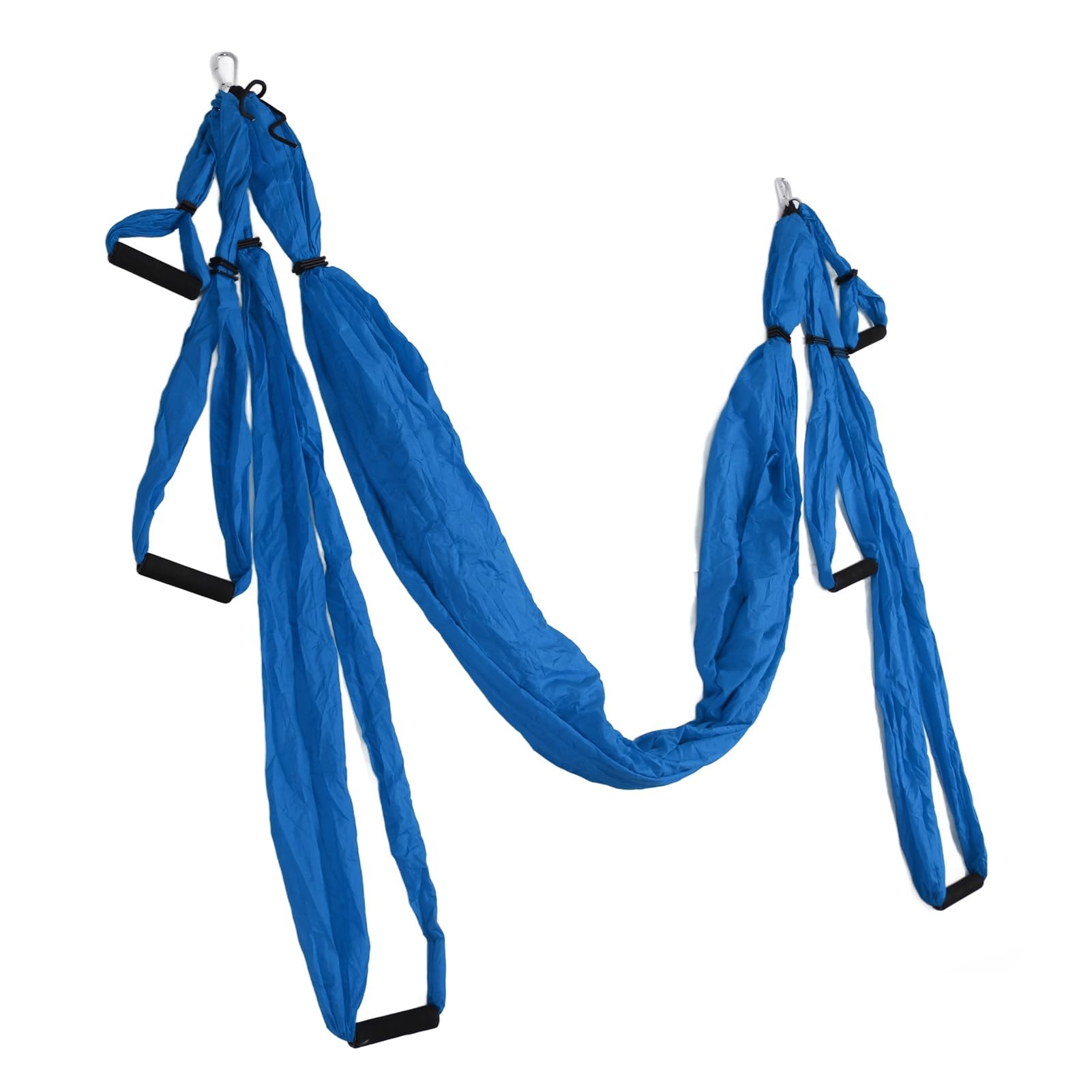 Jiawu Ensemble de Balançoire de Yoga Aérien, Coton Polyester Réglable pour Améliorer la flexibilité, Hamac de Yoga Suspendu, Exercice Physique pour Intérieur et Extérieur, Salle de