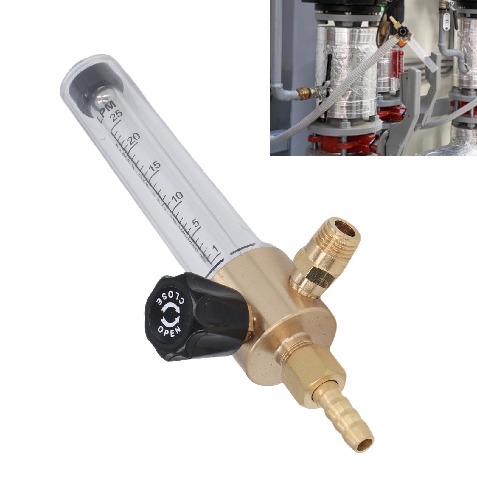 Gasdurchflussmesser Durchflussregelung Präzises Schwimmerkugeldesign Für Luftverbrauchsüberwachung Auf See Industrielle Anwendung
