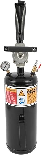 Miniatura 8 de ACZCR Herramienta de inflador de neumáticos de acero portátil de 8L 2.1 galones, herramienta de inflador de neumáticos de mano, diseño de cuello en