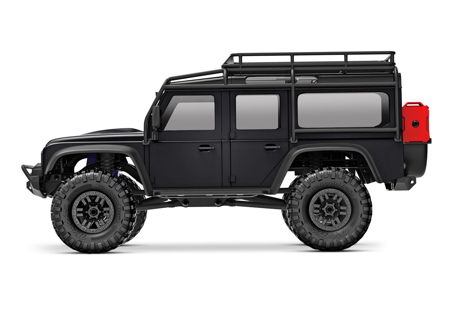 TRAXXAS TRX-4M 1/18 LD Land Rover Defender Nero Scale-Crawler incl. Batteria/Caricabatteria 4WD RTR
