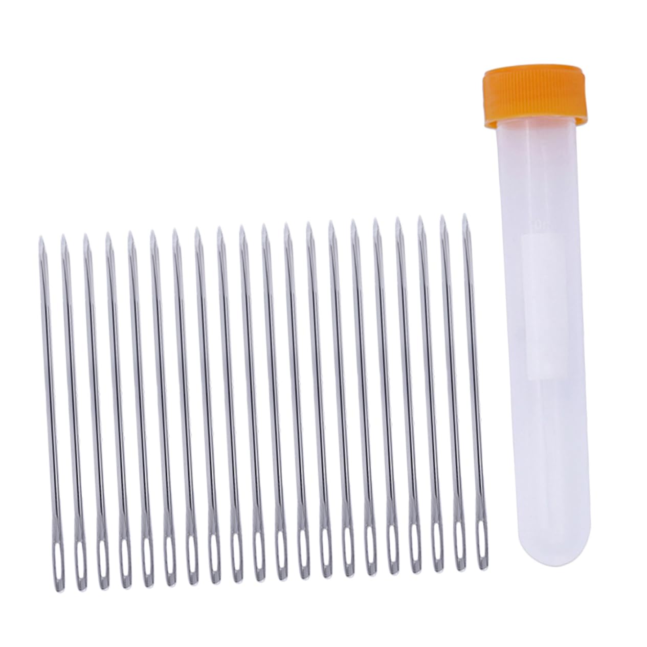 HOMSFOU 20pcs Needles for Leather Craft Crafts Large Sewing Crafting Upholstery Heavy Embroidery Stitch Hand Kit Leather Needle