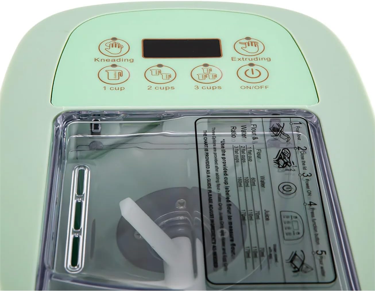 Automatic Pasta Machine, 13 Noodle Shapes Pasta Maker Machine 260W Electric Noodle Maker Machine 600g Flour Capacity Pasta Maker Machine Spaghetti Making Machine for Home Restaurant Hotel