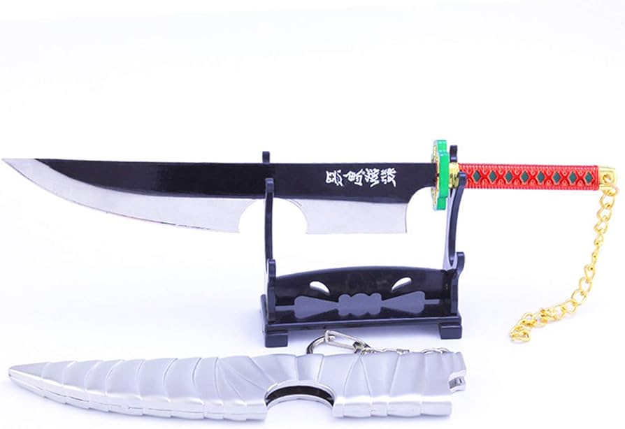 Amazon.co.jp: Wanqian 鬼滅 宇髄 天元 ペーパーナイフ ミニ日輪