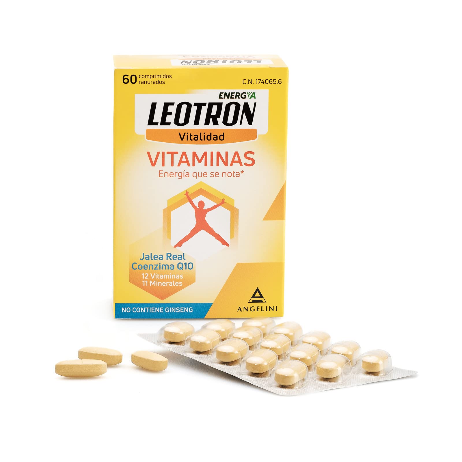 LEOTRON VITAMINAS ANGELINI 60 CAPSULAS + 2
