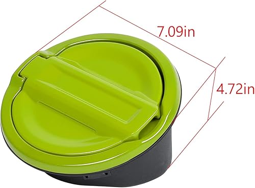 Vista 49 de JeCar Tapa del tanque de gasolina cubierta de aluminio para puerta de llenado de combustible compatible con Jeep Wrangler 2018-2024 JL & Unlimited