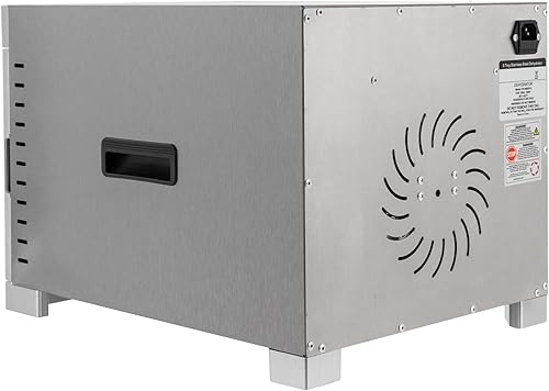 Miniatura 5 de Máquina deshidratadora de alimentos, secadora deshidratada de acero inoxidable de 700 W para frutas, verduras, carne seca, hierbas, carnes, con