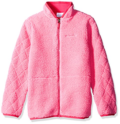 Veste Columbia fille zippée pour protéger votre enfant du froid rose