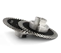 Vista 5 de 3" Mini hoja de sierra de diamante con brida extraíble 5/8-11 talla piedra mármol hormigón