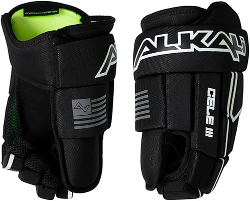 Alkali Cele III - Guantes de hockey sobre hielo para adultos, jóvenes y adolescentes, nuevos para 2023