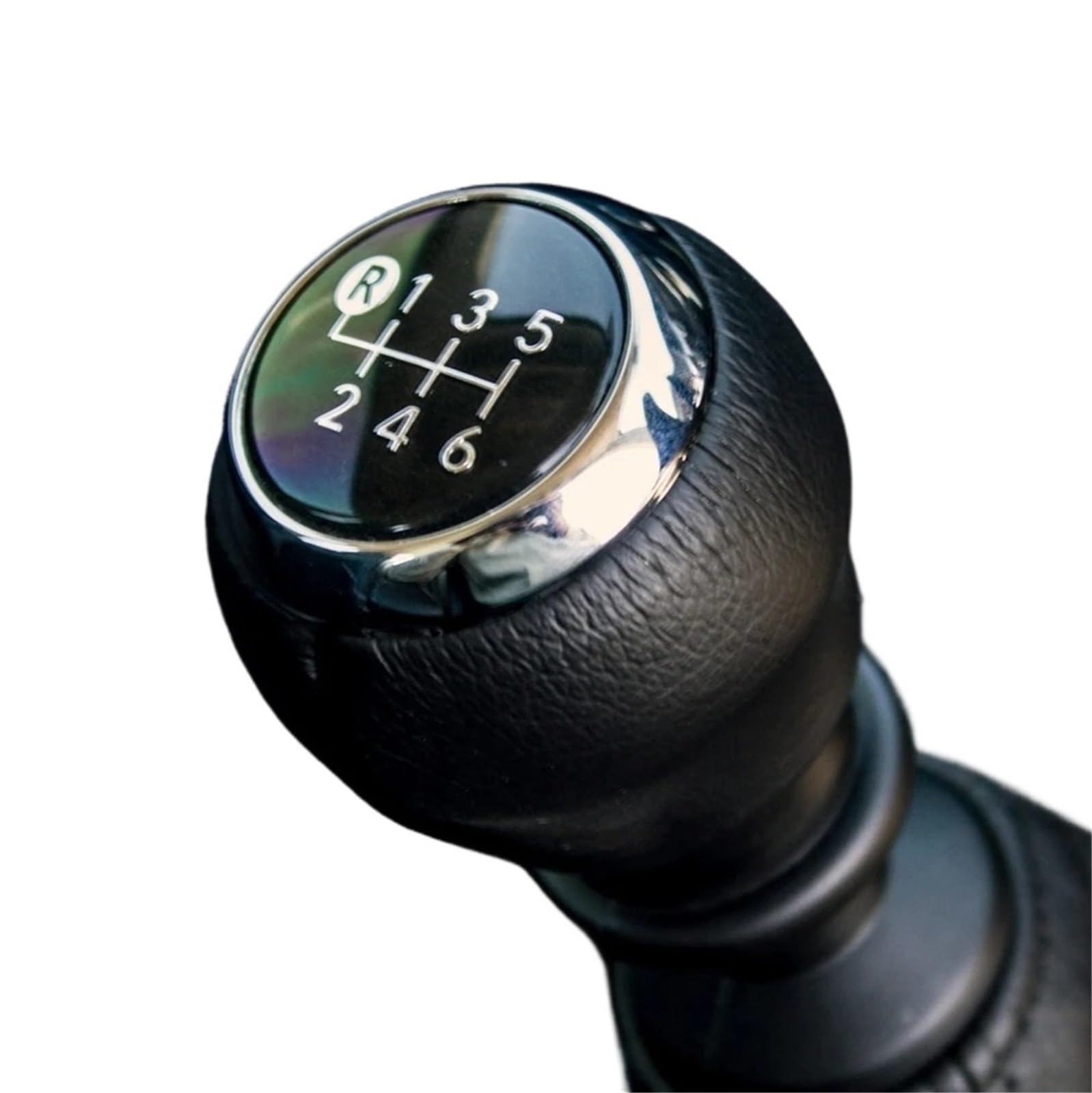 BWSDMZJQRT Car Gear Shifter Knob for Corolla for Rav4 AYGO C-HR Avensis Verso Urbancruiser 5/6 Speed Gear Shift Knob Cap Trim Cover Emblem Badge(6 Speed)