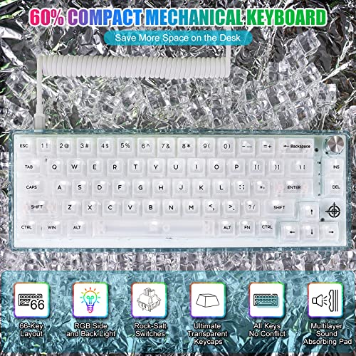 Teclado Mecánico MAGIC-REFINER MK31 60% USB-C RGB miniatura 7