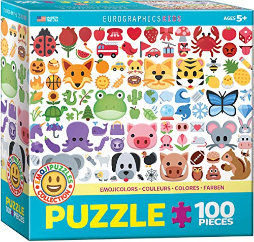Emoji Colors 100-Piece Puzzle