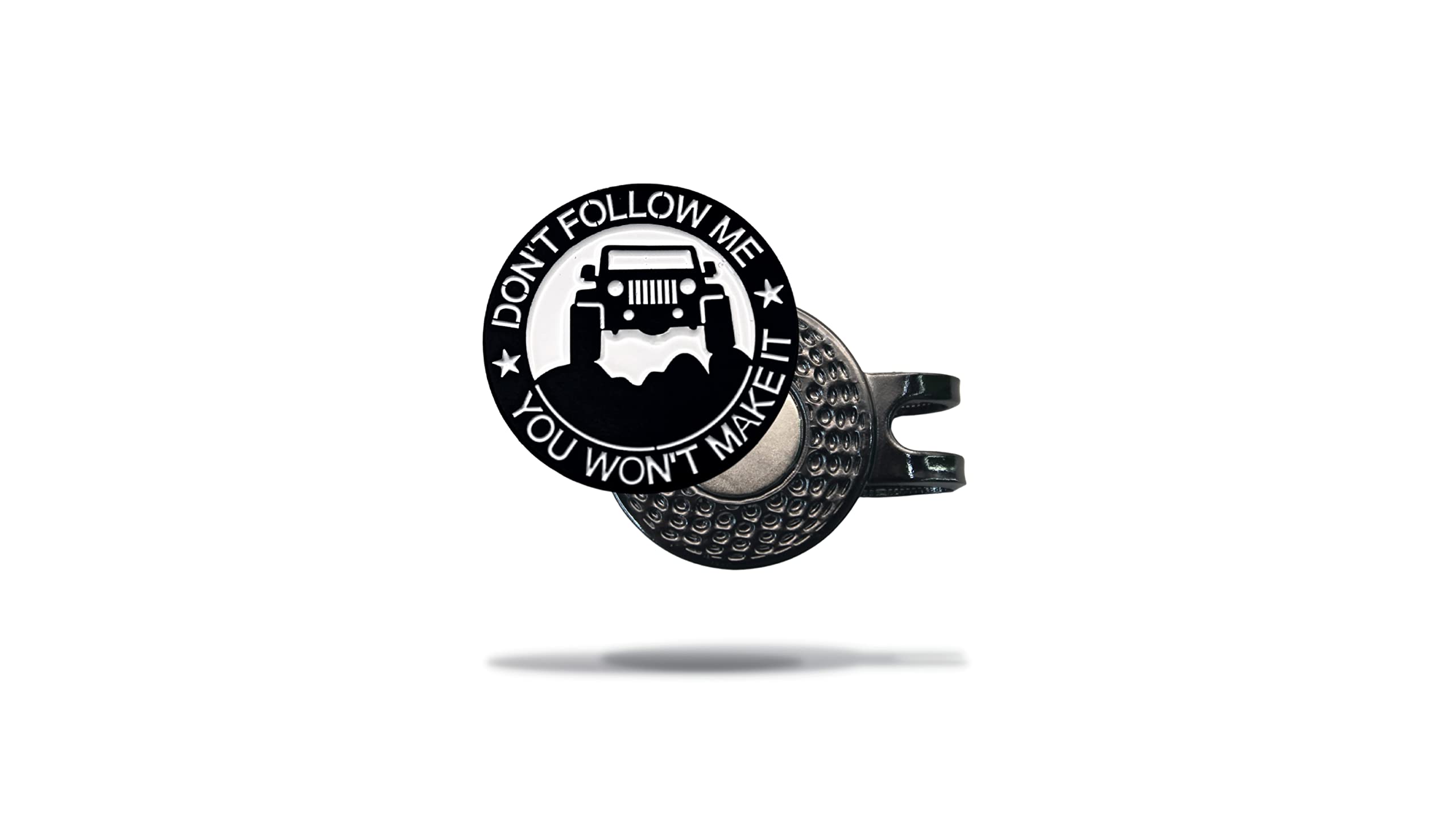 MULLIGAN HOOLIGAN Truck Golf Ball Marker + Magnetic Hat Clip, Funny and Unique Golf Gift, Premium Quality, The Perfect for Your Favorite Golfer, Golf Accessories for Any Occasions