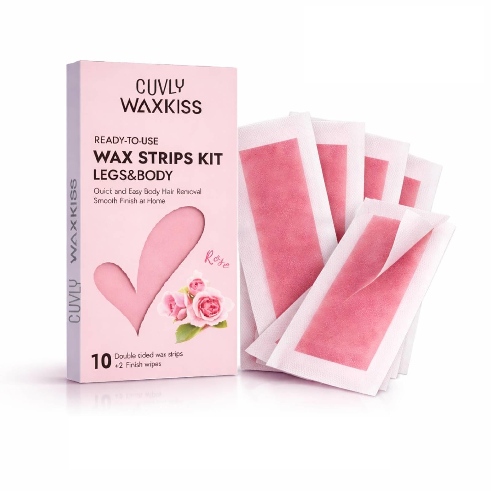 Wax Strip Liposoluble Facial Wax Strips for Women - 20 Wax Strips + 4 Wax Wipes | Facial Hair Removal Face Wax Strip for Upper Lip, Eyebrows, Chin, Sidelocks Wax Hair RemovalKit(10*2) (Full Body Wax Strip)