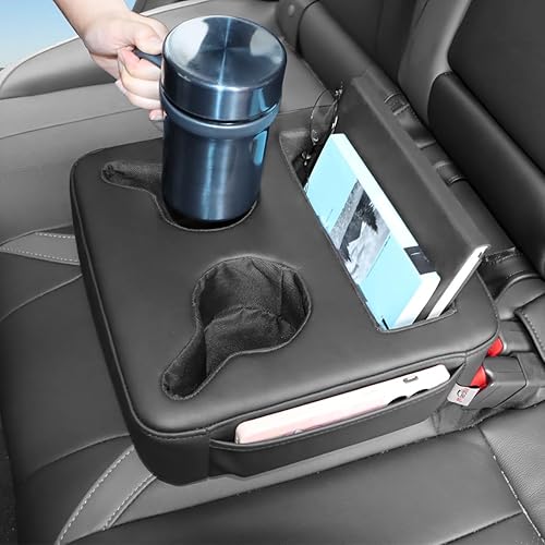 Miniatura 5 de MARCHFA Portavasos para el asiento trasero del automóvil, SUV, portavasos para asiento trasero, soporte para bebidas, organizador de asiento trasero