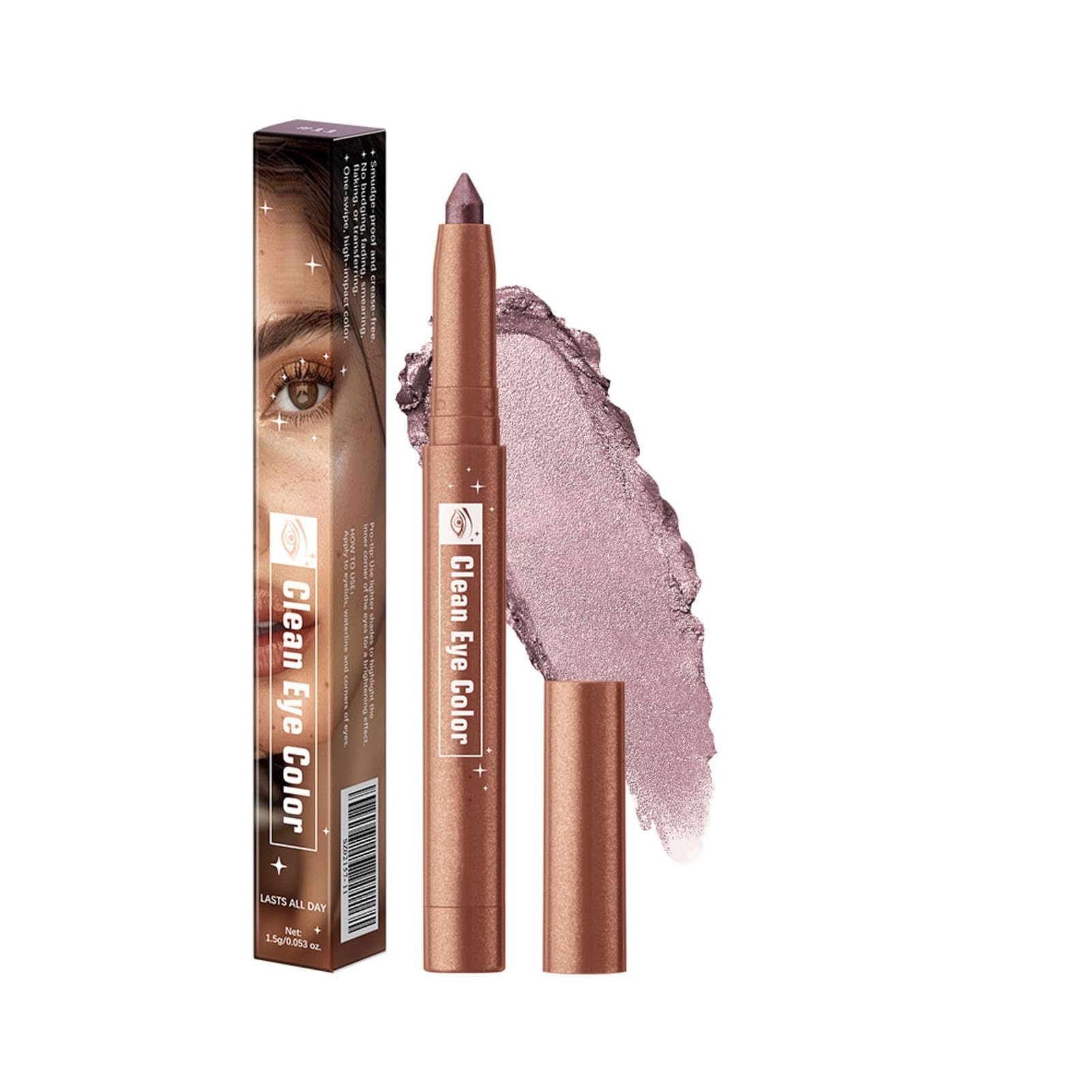Mittelbrauner Lidschattenstift – Wasserfester Creme-Stick, Hochpigmentiert & Faltenfrei Für Lang Anhaltendes Augen-Make-up