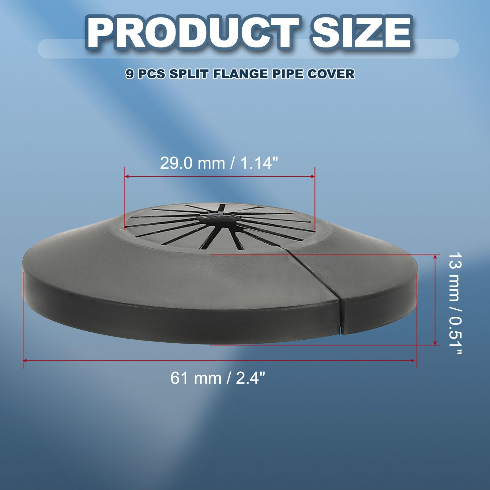 PATIKIL 29mm Plumbing Cover Plates - Image 2
