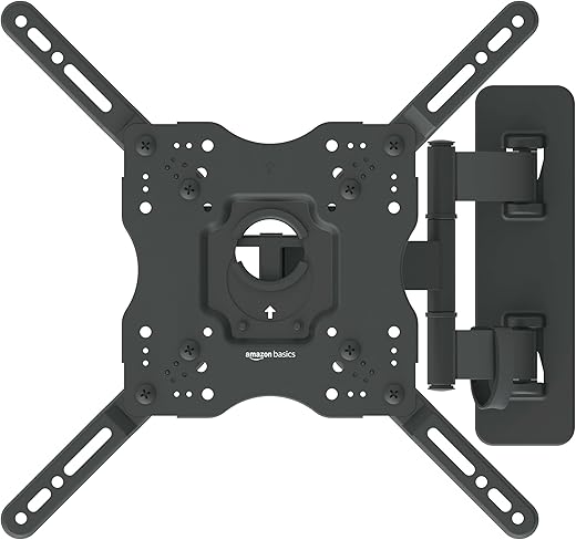 Amazon Basics Staffa snodata da parete, per TV da 26” a 55”,...