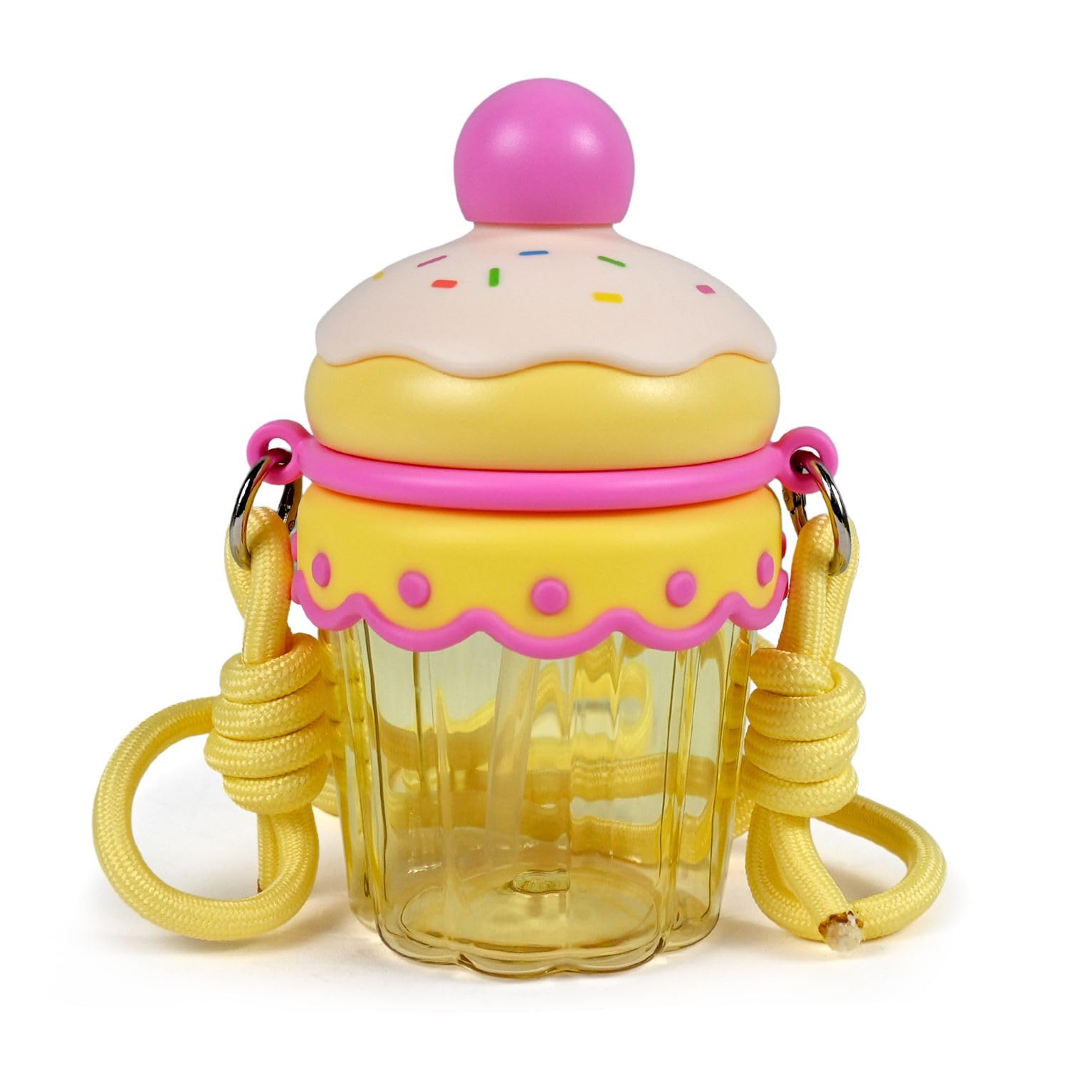 Cupcake Design Toddler Sippy Cup with Straw, BPA-Free, Spill-Resistant, Leak-Proof Lid, for Babies & Kids-image-41