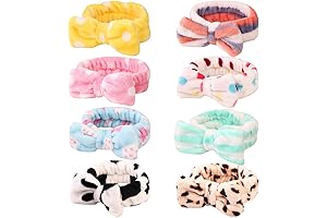 8-Piece Spa Night Essentials: Luxurious Spa Headbands