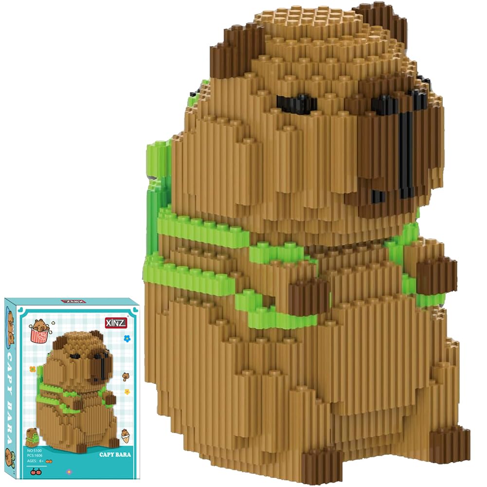 EIROVYA Mini Capybara Bloques De Construcción,Bloques Construccion