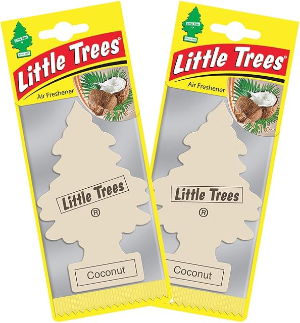 LITTLE TREES Car Air Freshener Twin Pack - Coconut