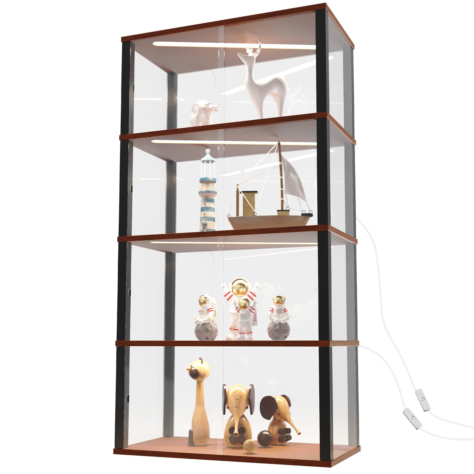 Amazon.co.jp: LORAK コレクションケース フィギュアケース LEDライト