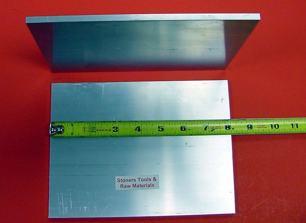 2 Pieces 1/4" X 6" ALUMINUM 6061 FLAT BAR 8" long .250" T6511 Plate Mill Stock
