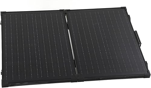 Camping Solar Panel, Solar Panel Kit Folding Portable Mono Solar Panel with Stand, Solar Battery Chargers & Charging Kits (100W) disponible en Yaxa Peru