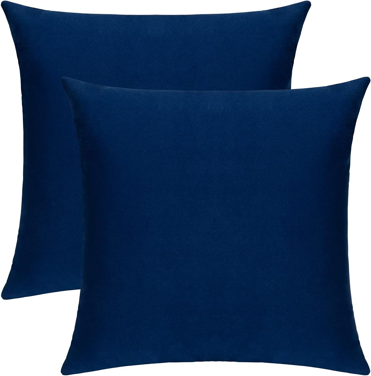 HBselect Cushion Cover, Set of 2 Velvet Cushion Cover with Hidden Zip, Decorative Cushion Covers for Sofa and Patio, Living Room, Bedroom, Office Many Colour Size Selection