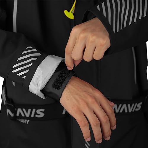 Miniatura 8 de NAVIS MARINE Chaqueta de pesca en hielo de 4 capas para ropa de trabajo - para ATV UTV y actividades al aire libre sin carga