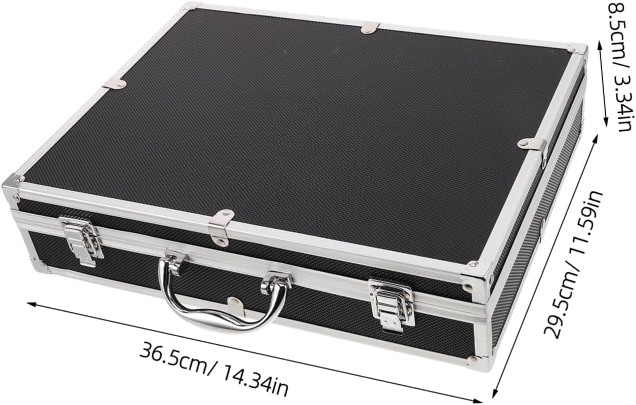 Healifty Carrying Case for Slot Microphones Hard Mic Storage Box with Soft Lining Portable Design for Outdoor Activities and Travel Protect Your Equipment with Ease