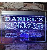 ADVPRO Daniel's Man Cave Bar Custom Personalized Name & Date Neon Sign